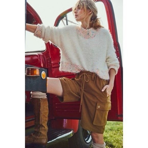 Free People Stardust Pullover in White Neon Small - Picture 1 of 7